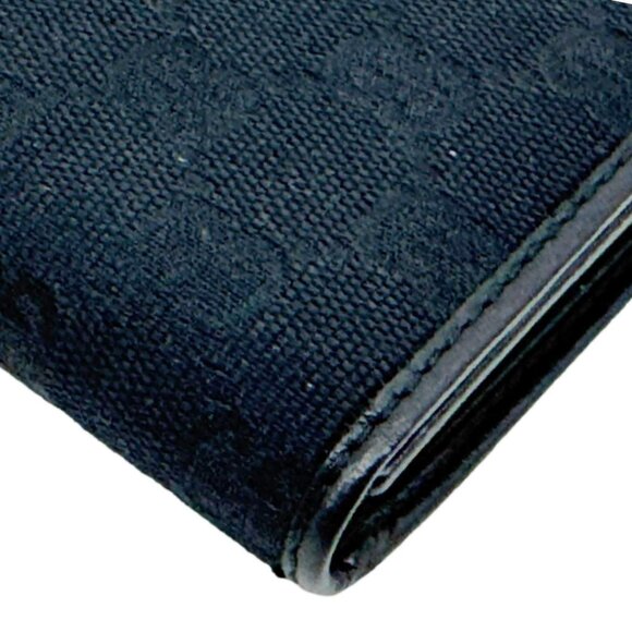 Gucci  Bifold Vintage GG Canvas Wallet Black 184597 - Picture 9 of 14